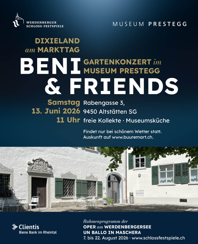 rahmenprogramm der oper am werdenbergersee mit Beni & friends